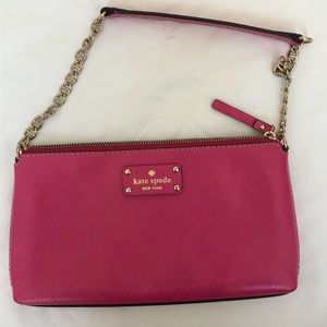 Kate Spade Chain Leather Clutch